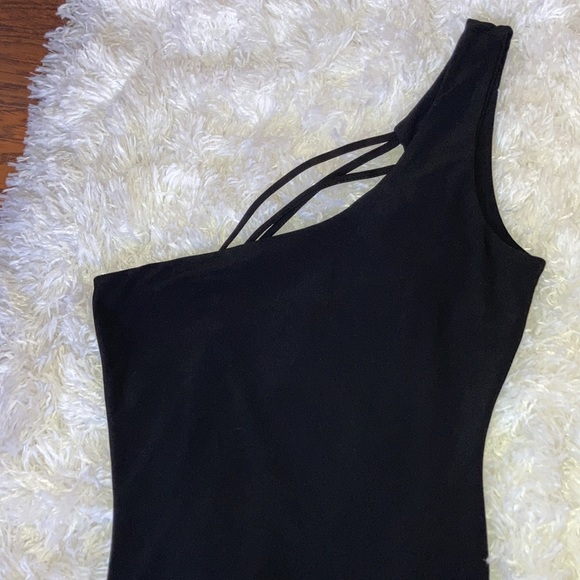 Windsor Black Mini Dress Criss Cross Open back - Picture 7 of 7
